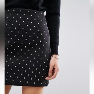 SALE !!!!!!French Connection Diamond Drop Jersey Skirt